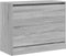 Schoenenkast 80x34x63 cm bewerkt hout grijs sonoma eikenkleurig
