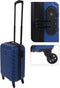 ProWorld - Koffer - ruitpatroon - 28 - L - donkerblauw