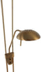 Mexlite Biron 7500BR - Vloerlamp - Draaibaar en kantelbaar 180 cm hoog - Brons