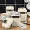 Swan SWKA1020CN Retro Opbergblikken Set van 3 Creme