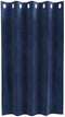 vidaXL - Blackout - Gordijnen - met - Oogjes - 2 - stuks - Donkerblauwe - Velours