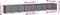 vidaXL - Kippenhok - met - dak - 803x98x90 - cm - gegalvaniseerd - staal - lichtgrijs