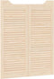 vidaXL - Draaideuren - louvredesign - 2 - paar - 100x80 - cm - massief - grenenhout