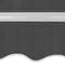 vidaXL - Luifel - handmatig - uittrekbaar - 350 - cm - antraciet