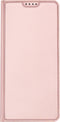 Dux Ducis Hoesje Met Pasjeshouder Geschikt voor Samsung Galaxy A04 - Dux Ducis Slim Softcase Bookcase - Rosé Goud