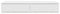 vidaXL - Witte - Bedlades - - - 90x36,5x16,5 - cm - - - Gemaakt - van - Samengesteld - Hout