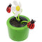 Solar Wiggle Flower - Potplant met Lieveheersbeestje - Beweegbare Bloem