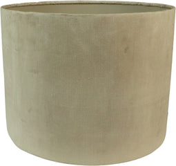 Ronde lampenkap - 42x42x32 - Warmgrijs - Velvet