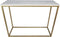 Console tafel Marseille - 100x35x75 - Wit/goud - Marmer/metaal