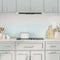vidaXL - Spatschermen - keuken - 2 - st - 70x50 - cm - gehard - glas - wit