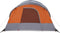 vidaXL - Tunneltent - 8-persoons - waterdicht - grijs - en - oranje