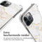iMoshion Hoesje Geschikt voor iPhone 12 Pro / 12 Hoesje Met Koord - iMoshion Design Hoesje met Koord - Wit / White Marble