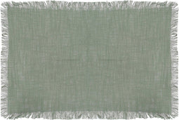 Mica Decorations Xavie - Placemat - Set van 4 - L48 x B33 cm - Groen (4 stuks)