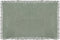 Mica Decorations Xavie - Placemat - Set van 4 - L48 x B33 cm - Groen (4 stuks)