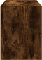 vidaXL - Kast - met - 2 - lades - 60x31x40 - cm - bewerkt - hout - gerookt - eikenkleurig