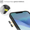 imoshion Hoesje Geschikt voor iPhone 14 Hoesje Shockproof - imoshion Rugged Hybrid Carbon Case - Zwart