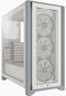 Corsair iCUE 4000X RGB - ATX Behuizing - Gehard Glas - Wit