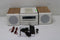 Lenco MC-375WHWD - HiFi-stereosysteem - DAB+/FM-radio Bluetooth 5.2 CD-speler draadloos oplaadstation Hout