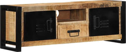 vidaXL - Tv-meubel - 100x30x35 - cm - massief - ruw - mangohout
