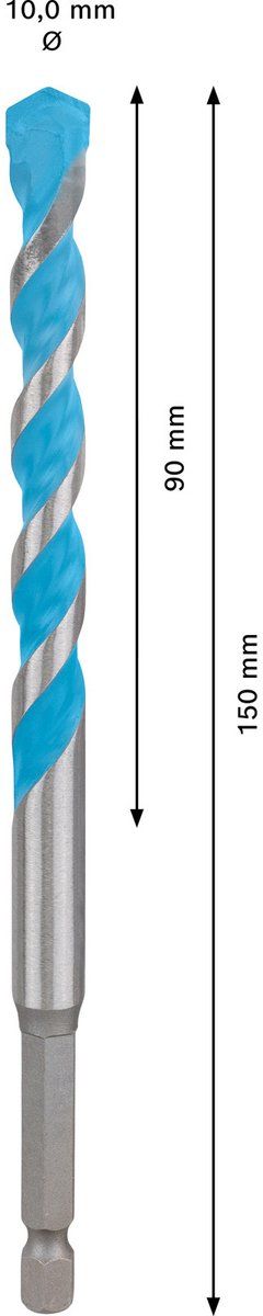 Bosch 2 608 900 582 - Expert MultiConstruction HEX-9 boor - Maximaal precisie en veelzijdigheid