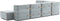 ambivalenz modulaire bank curt – 12 modules – licht blauw