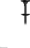 Neomounts FPMA-C340DBLACK - Plafondsteun - Full motion voor 2 schermen tot 75