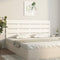 vidaXL - Hoofdbord - 200x3x80 - cm - massief - grenenhout - wit