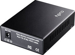 Cudy MC100SA-20 - Media Converter - 155 Mbps dual SC glasvezelpoort - 10/100 Mbps RJ45-connector - Afstand tot 20 km