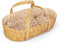 Mamamemo - Rieten Poppenreiswieg / Mozes mandje met bedsetje 50cm - Poppen Mozes mandje