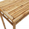vidaXL - Tuintafel - 110x55x75 - cm - bamboe