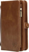 iMoshion Hoesje Geschikt voor iPhone 13 Hoesje Met Pasjeshouder - iMoshion 2-in-1 Wallet Bookcase - Bruin