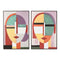 Schilderij Home ESPRIT Abstract Modern (2 Stuks)
