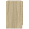 vidaXL - Wastafelkast - 59x37x59 - cm - bewerkt - hout - sonoma - eikenkleurig
