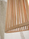 GOOD&MOJO Hanglamp Merapi - Bamboe/Zwart - Ø30cm - Modern - Hanglampen Eetkamer, Slaapkamer, Woonkamer