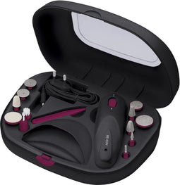 REVLON RVSP3529PKE - Manicure Set - Oplaadbaar met 13 onderdelen - Zwart/Paars