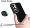 iMoshion Hoesje Geschikt voor Samsung Galaxy A25 Hoesje Shockproof - iMoshion Rugged Hybrid Carbon Case - zwart