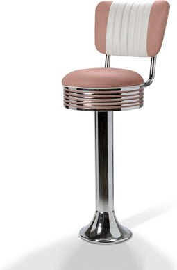 Bel Air Retro Barkruk BS-27CB Dusty Rose