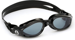 Aquasphere Kaiman - Zwembril - 180 graden zicht - Dark Lens - Zwart