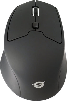 Conceptronic LORCAN02B - Ergo muis - Bluetooth Optisch 1600 DPI - Zwart