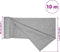 vidaXL - Privacynet - 195 - g/m² - 1,2x10 - m - HDPE - lichtgrijs