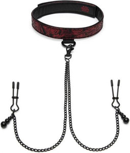 Fifty Shades of Grey - Sweet Anticipation Halsband Tepelklemmen