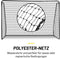 Dunlop Voetbaldoel - Voetbal Goal 300 x 205 x 120 cm - Snelle Montage - Metaal - Zwart