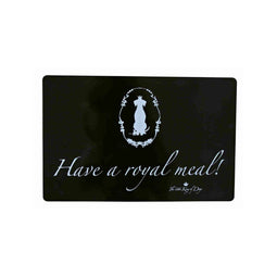 Tafelkleed Trixie Have a royal meal Zwart Plastic 44 × 28 cm