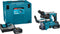 Makita DHR183RTWJ - Boorhamer 18V - SDS-Plus 1,7 Joule - LED verlichting (2 stuks)