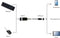 Gembird A-OTG-CMAF2-01 - USB 2.0 OTG Type-C naar Type-A adapter - 0.2 m - Zwart
