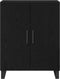 vidaXL - Sideboard - Zwart - Eiken - 69,5x34x90 - cm - Gefabriceerd - Hout