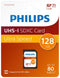 Philips FM12SD55B/00 - SDXC Geheugenkaart 128 GB - Leessnelheid 80 MB/s - Zwart