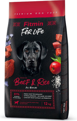 Fitmin For Life Dog Rund & Rijst 12kg
