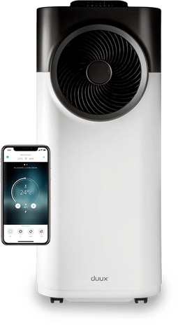 Duux Blizzard - Mobiele Airco 12K BTU/h - Slimme bediening - Wit/zwart