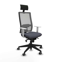 Bureaustoel met hoofdsteun Piqueras y Crespo 4B066G1 Donker grijs